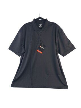 Elbeco Men's UFX Tactical Polo Shirt Sz 2XL Black Moisture-Wick Snag-Resistant